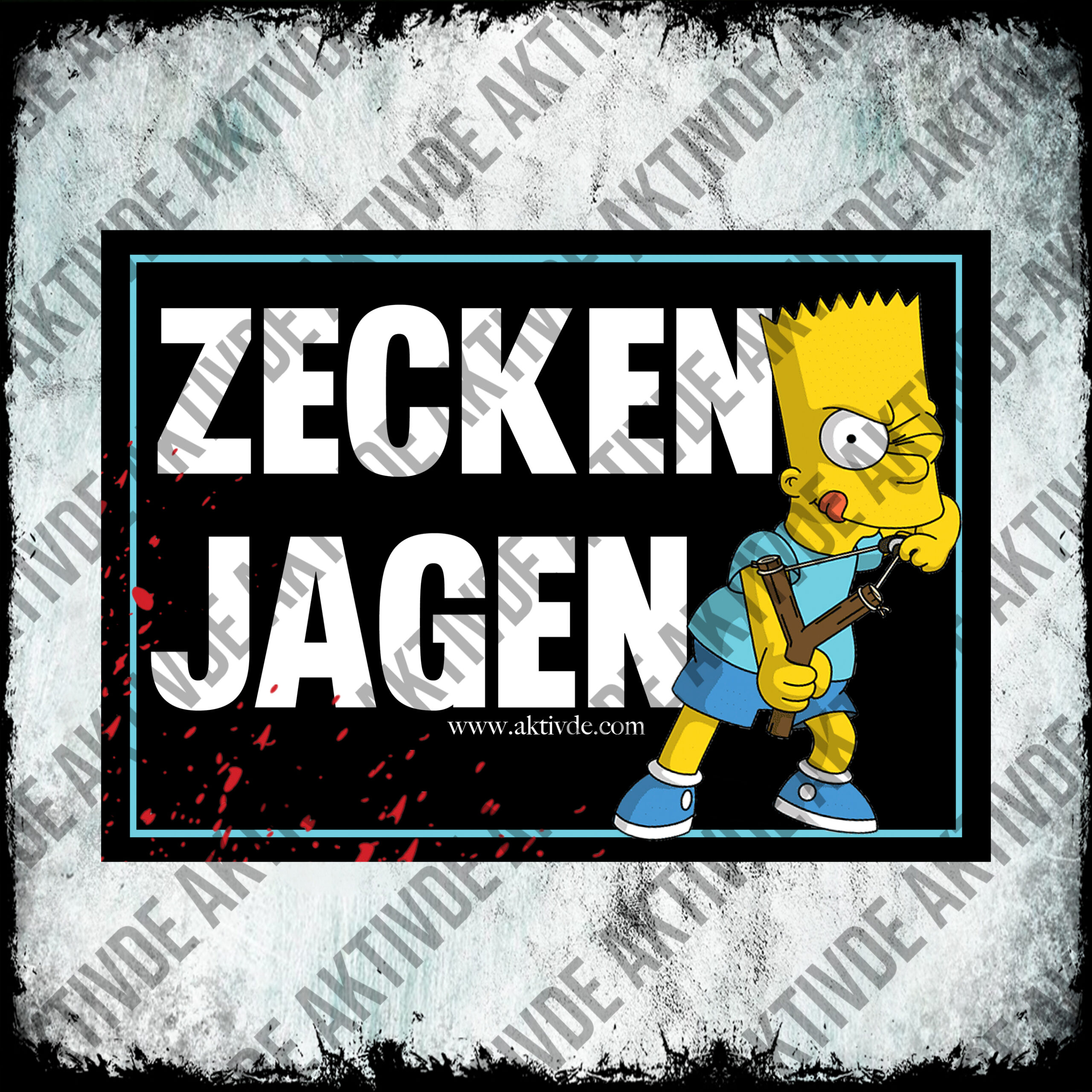 Zecken Jagen altes Design (Ausverkauf) 100 Stück